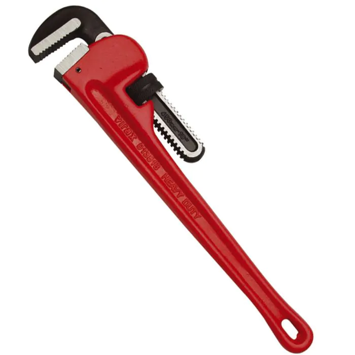 Virax 18 Offset Pipe Wrench, 2 Capacity, Gray/Black, VX013618